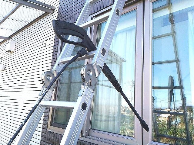 高圧洗浄機　大掃除