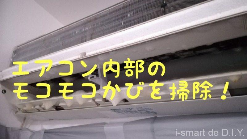 エアコンカビ　分解清掃